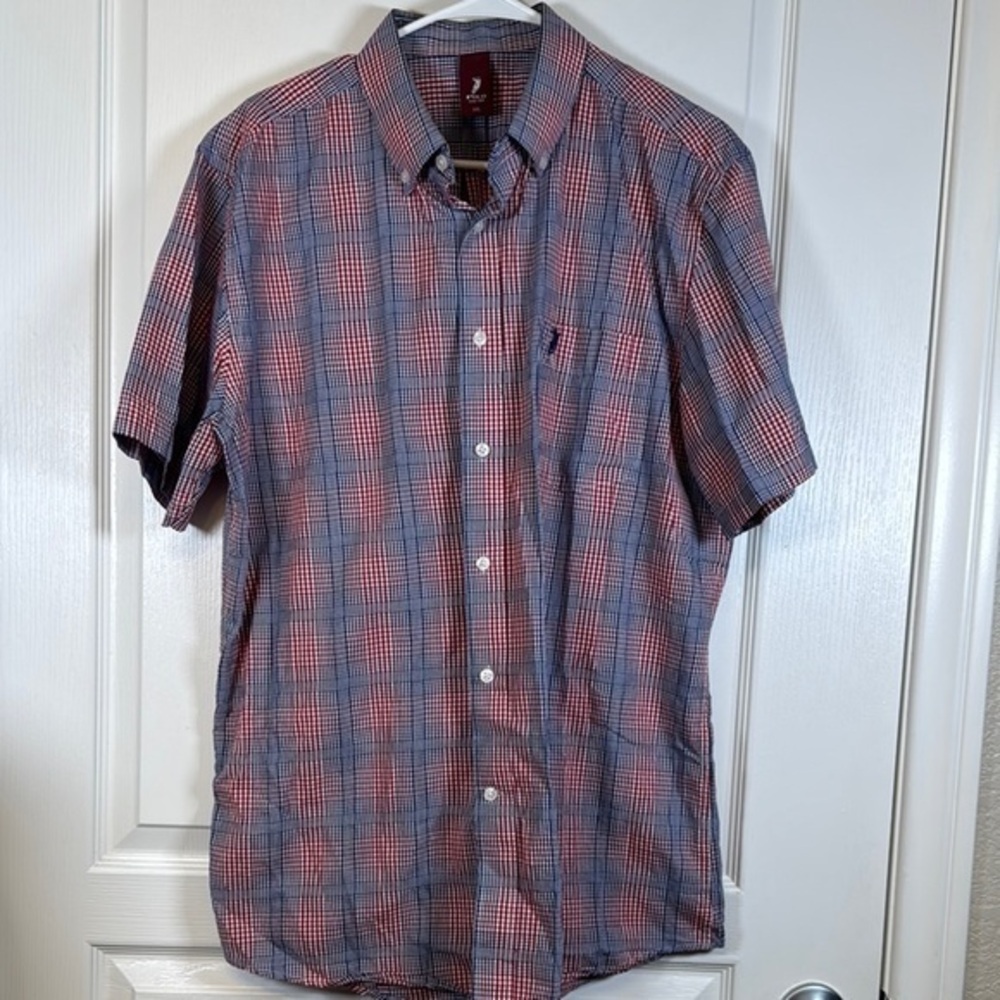 Ralph Lauren POLO Patriotic Red White Blue Button Down Shirt Size XXL EUC #5640